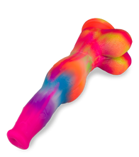 Load image into Gallery viewer, Dobermann glow-in-the-dark suction-cup dog dildo