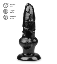 Load image into Gallery viewer, Dog knotted suction cup animal dildo