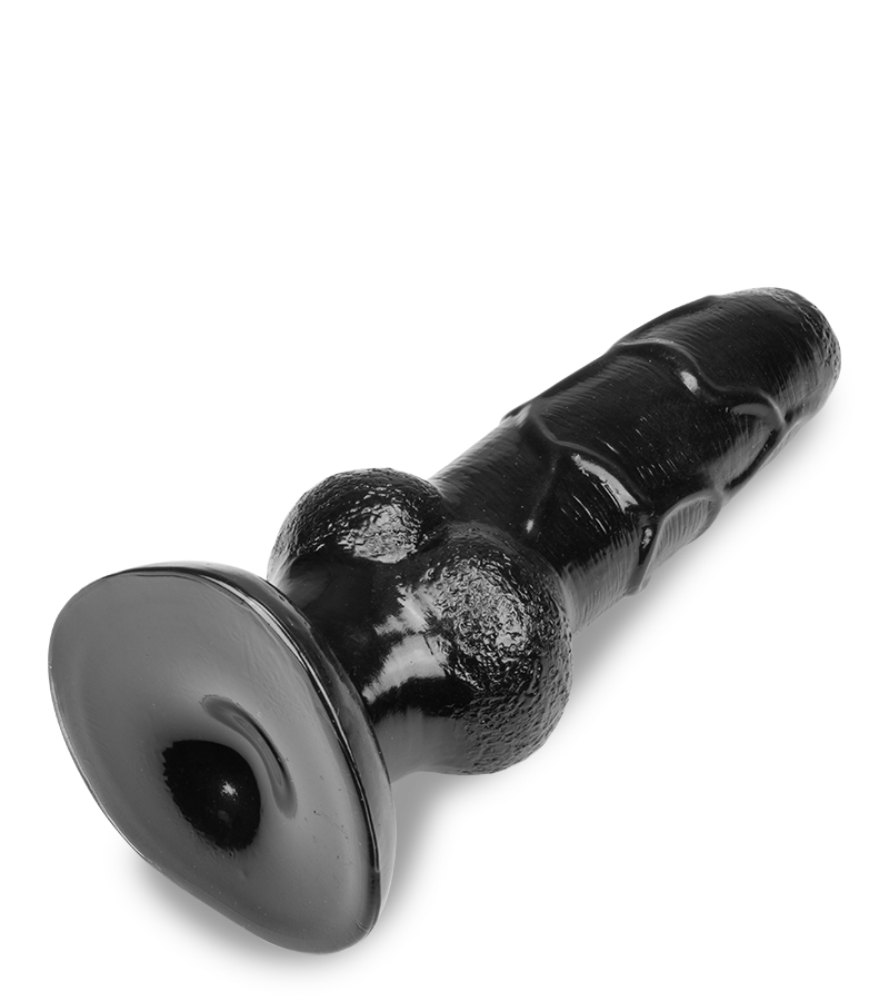 Dog knotted suction cup animal dildo
