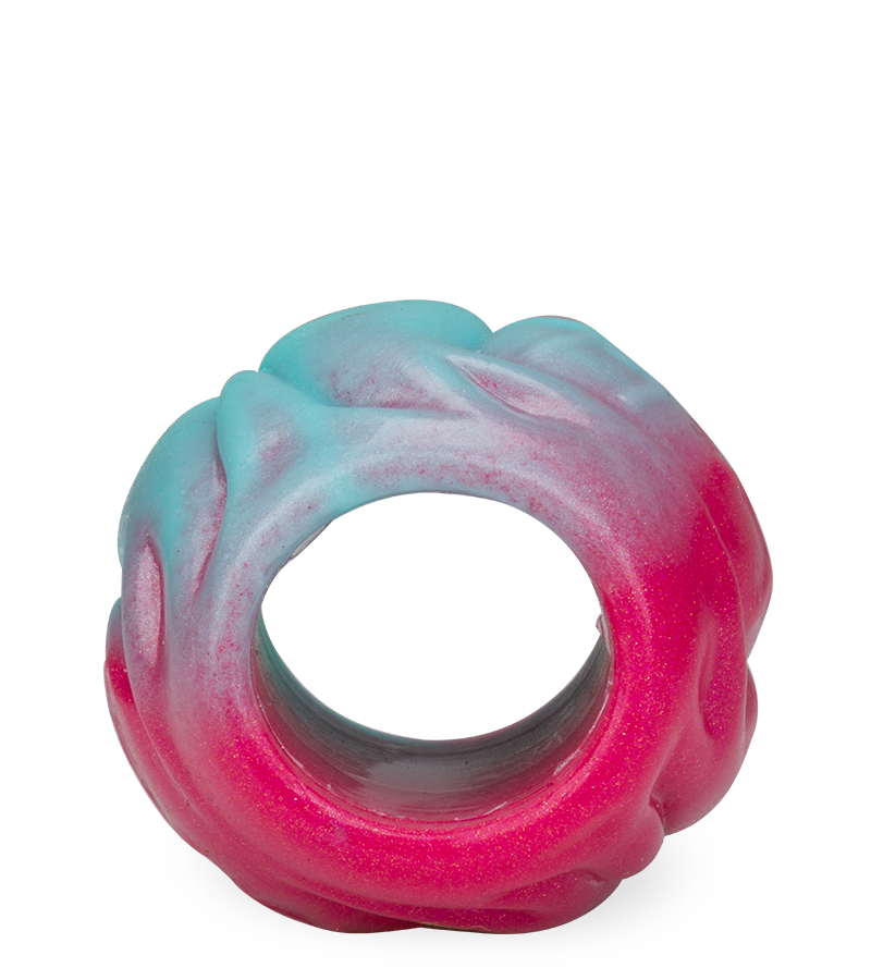 Dog penis sleeve with knot