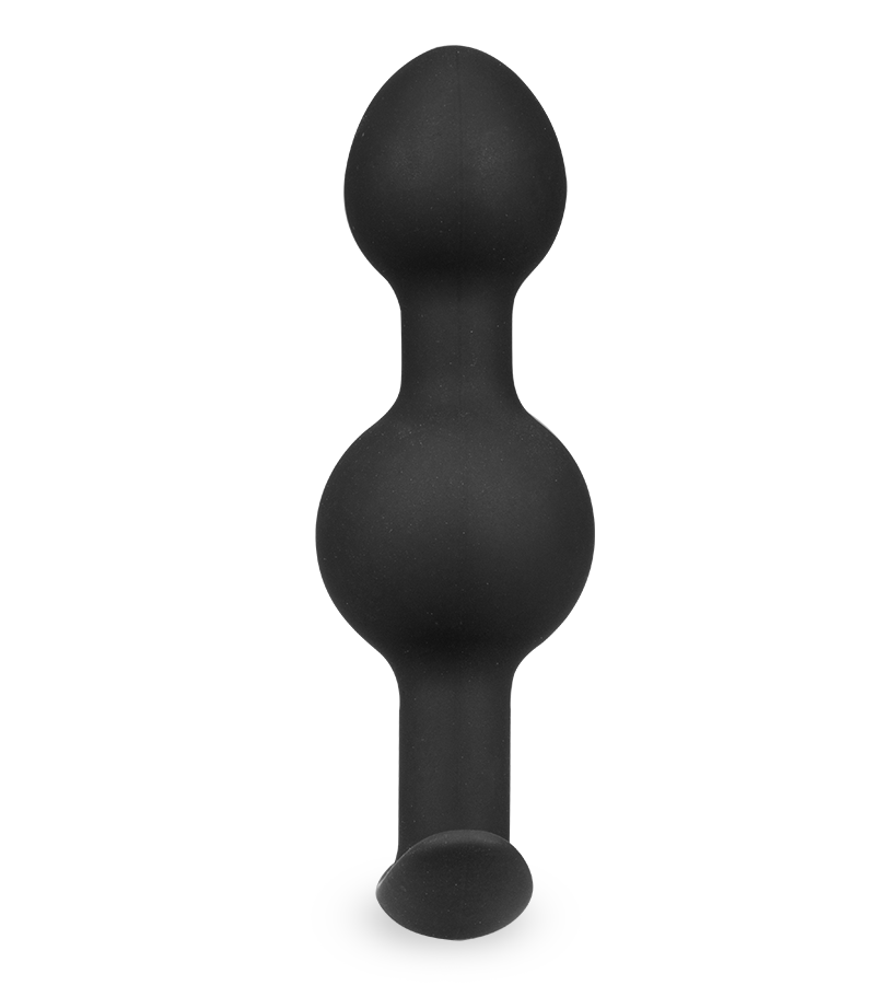 Double Bump silicone jiggling anal plug