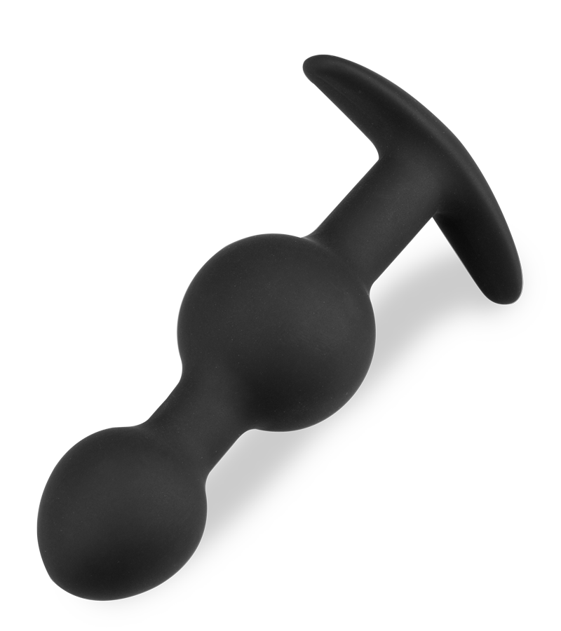 Double Bump silicone jiggling anal plug