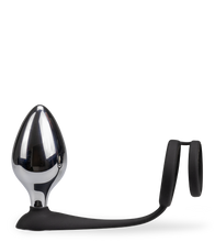 Load image into Gallery viewer, Double cock ring and 3 butt plugs set