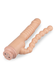 Load image into Gallery viewer, Double penetration dildo for the portable sex machine