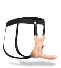 Load image into Gallery viewer, Double penetration dildo harness