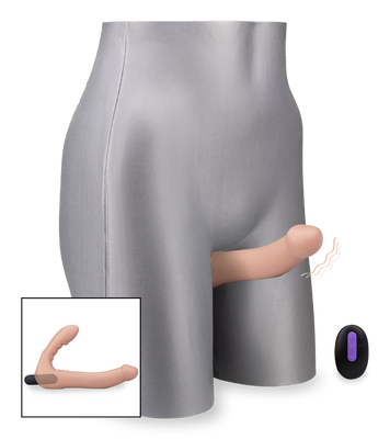 Double-penis strap-on dildo 20 modes