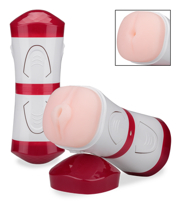 Double Pleasure silicone ass and vagina masturbator