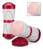 Double Pleasure silicone ass and vagina masturbator