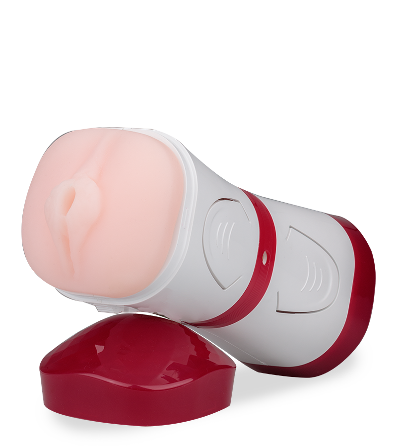 Double Pleasure silicone ass and vagina masturbator