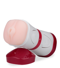 Load image into Gallery viewer, Double Pleasure silicone ass and vagina masturbator