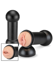 Load image into Gallery viewer, Double-sided vagina and mouth masturbator