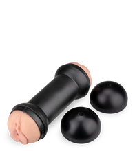 Load image into Gallery viewer, Double-sided vagina and mouth masturbator