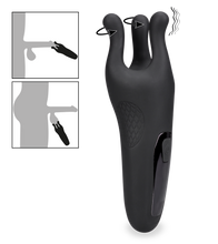 Load image into Gallery viewer, Driver penis head and ball massager