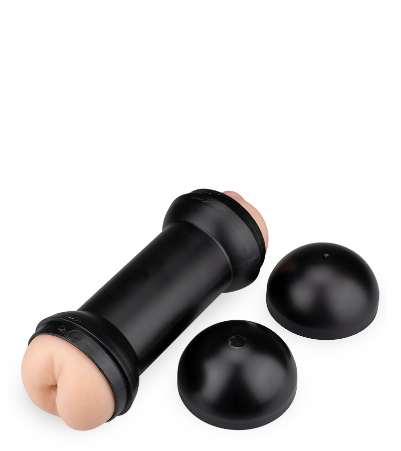 Dual vagina and anus masturbator