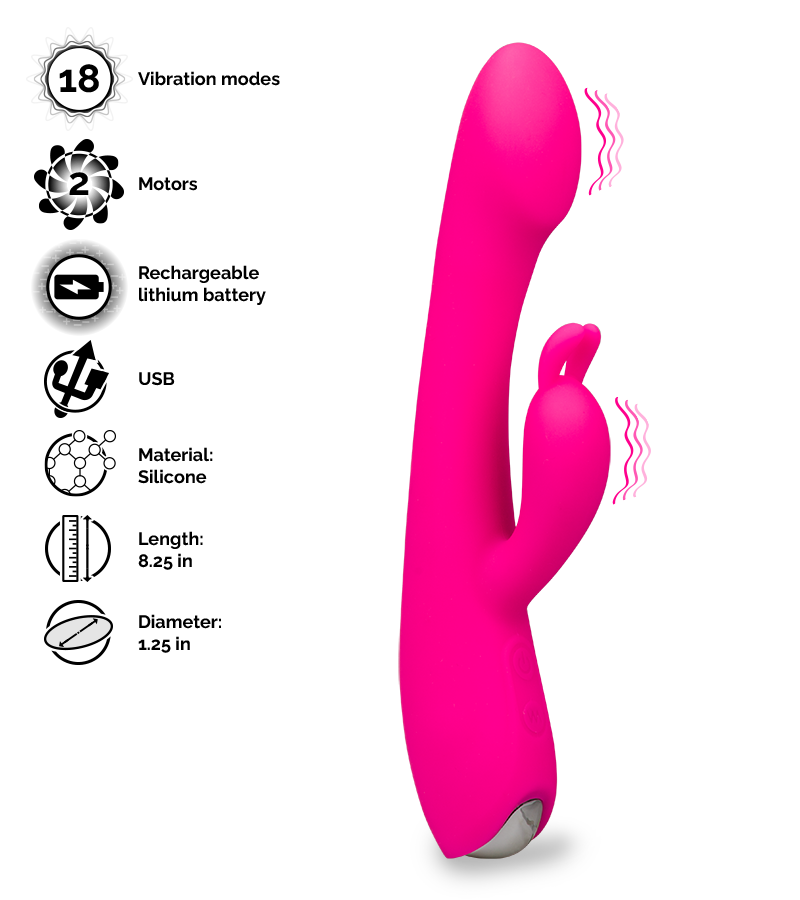 Dulce G-spot rabbit vibrator