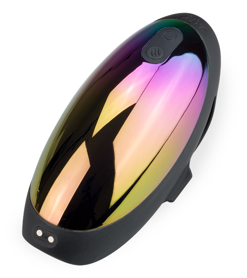 Dusk vibrating and throbbing masturbator