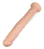 Dustin large suction-cup dildo with bulging veins