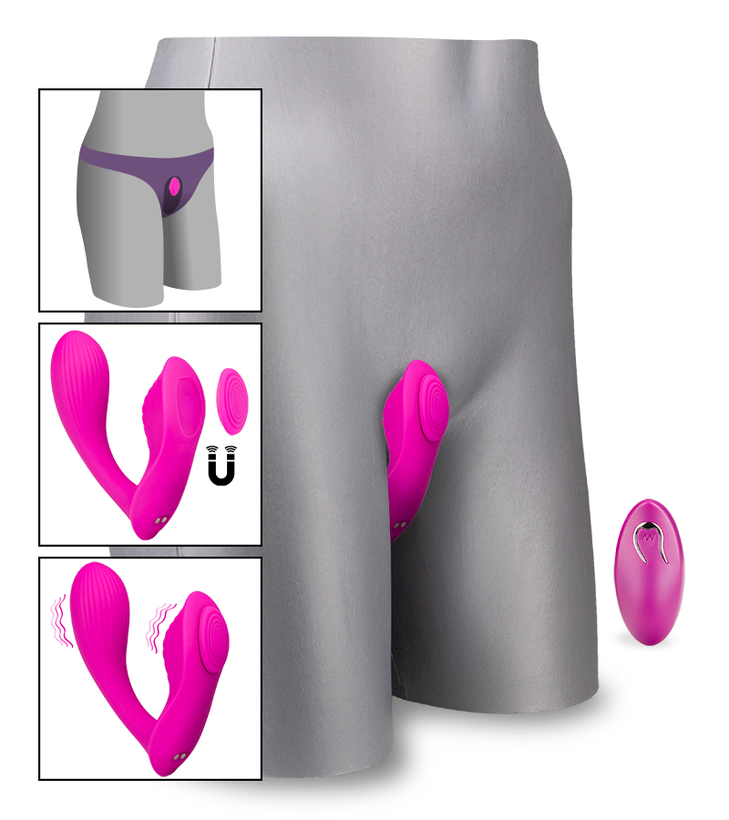 Dynasty remote-controlled vibrating knickers