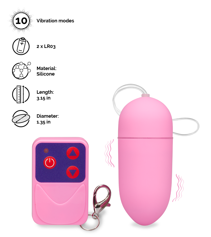 Earthquake remote-controlled vibrating egg