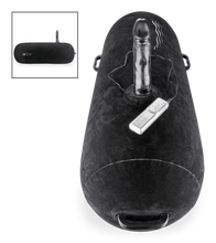 Load image into Gallery viewer, Easy Ride long inflatable pillow with vibrating dildo