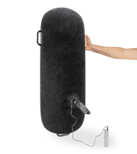 Load image into Gallery viewer, Easy Ride long inflatable pillow with vibrating dildo