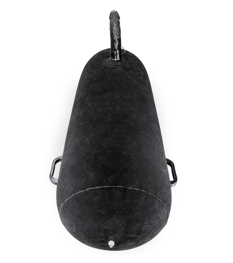 Easy Ride long inflatable pillow with vibrating dildo