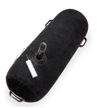 Load image into Gallery viewer, Easy Ride long inflatable pillow with vibrating dildo