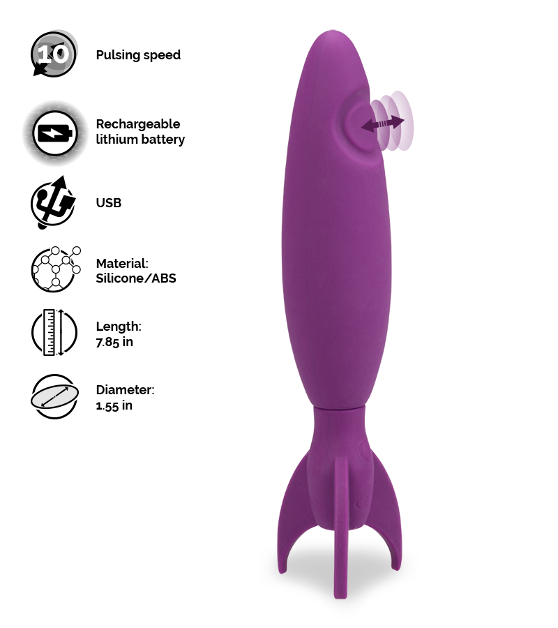 Eclipse throbbing vibrator