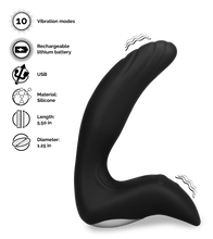 Load image into Gallery viewer, Ecstasy vibrating prostate stimulator