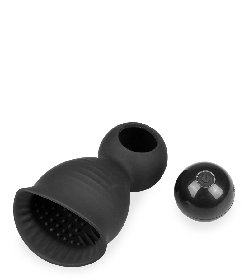 Eddy vibrating penis head massager