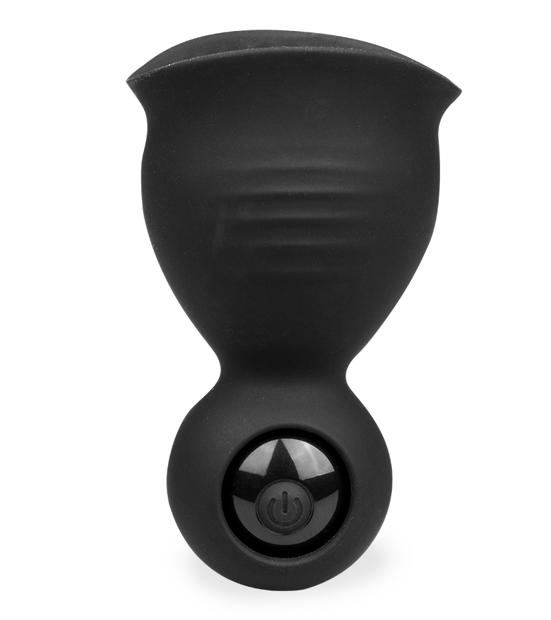 Eddy vibrating penis head massager