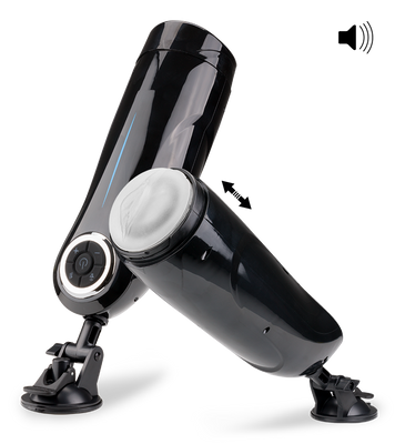 Efficient automatic thrusting masturbator