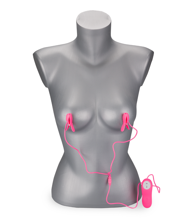 Electro-shock nipple clamps