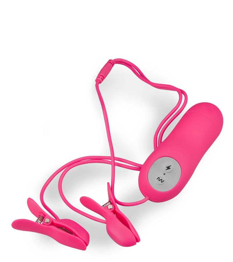 Electro-shock nipple clamps