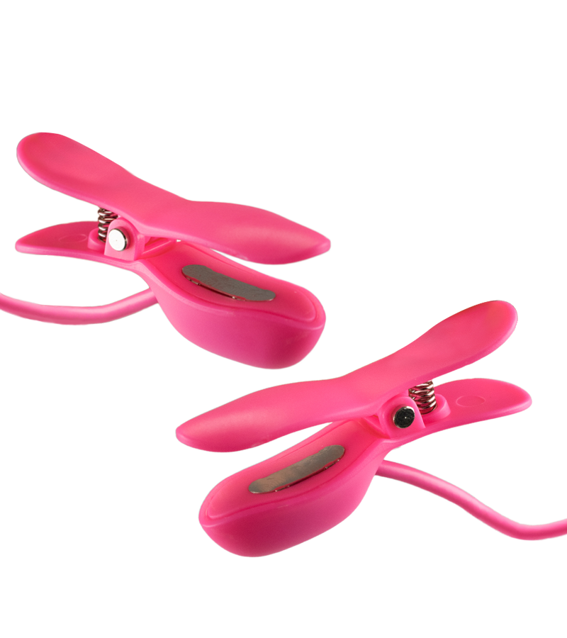 Electro-shock nipple clamps