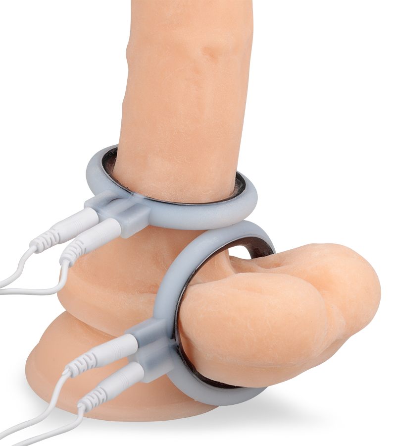 Electro-stimulation cock ring kit
