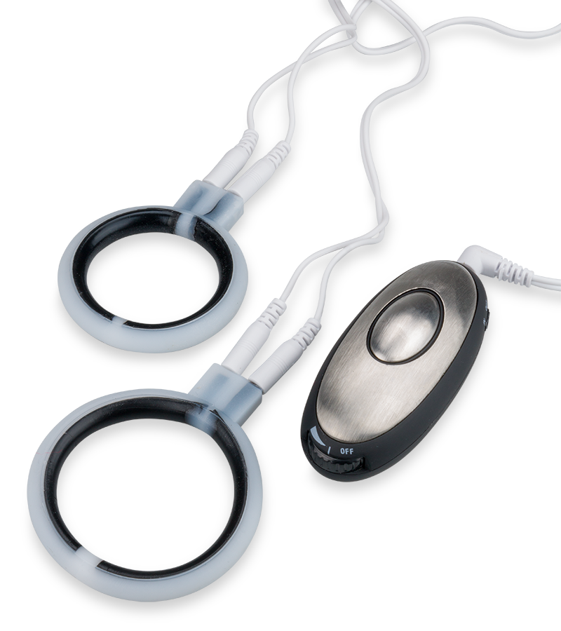Electro-stimulation cock ring kit