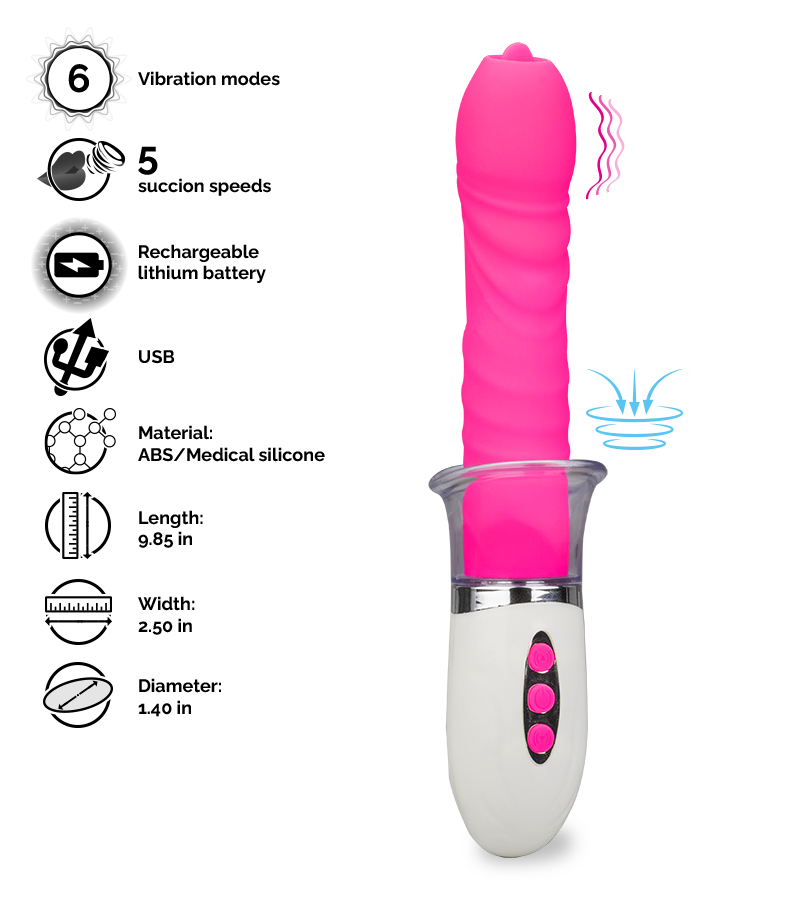Eleven 2-in-1 pussy pump and vibrator