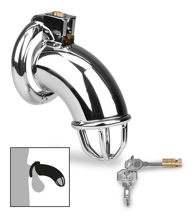 Emerald male chastity cage