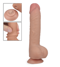 Load image into Gallery viewer, Enzo Real Skin suction-cup dildo 8.75 inches