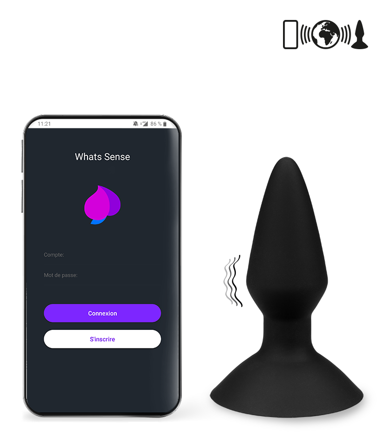 Equinox app-controlled butt plug