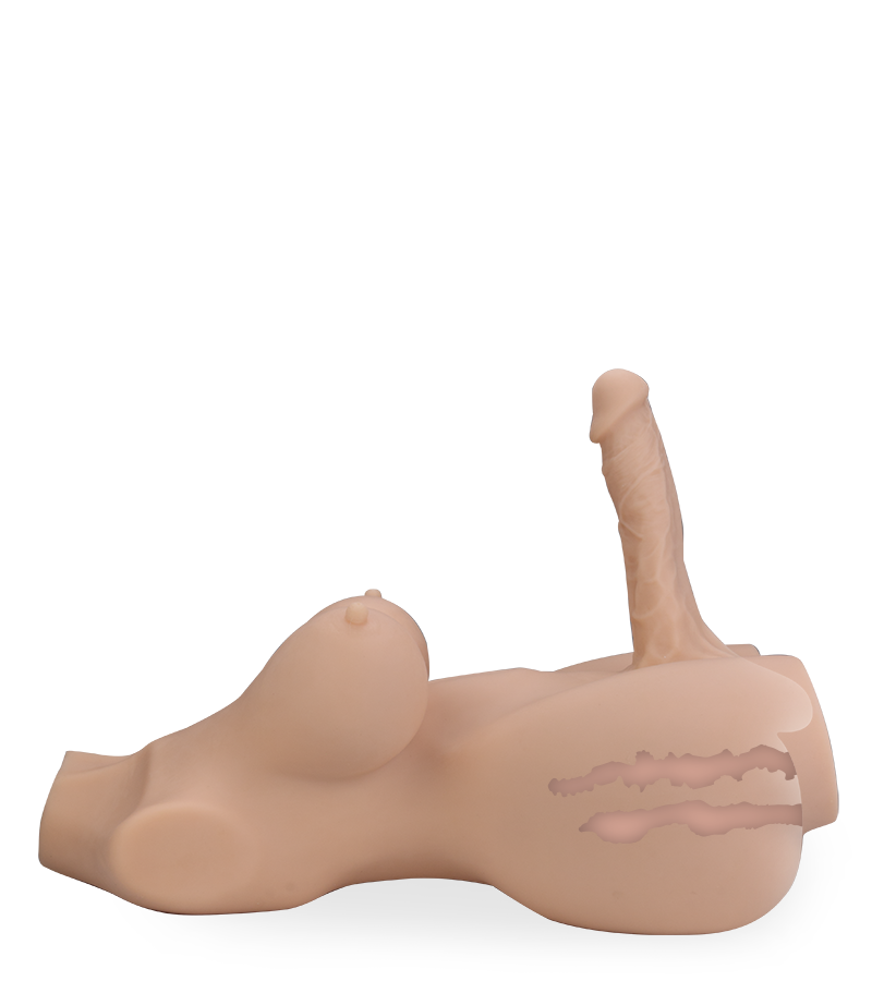 Esther transsexual bust with penis, vagina and anus 25 lb