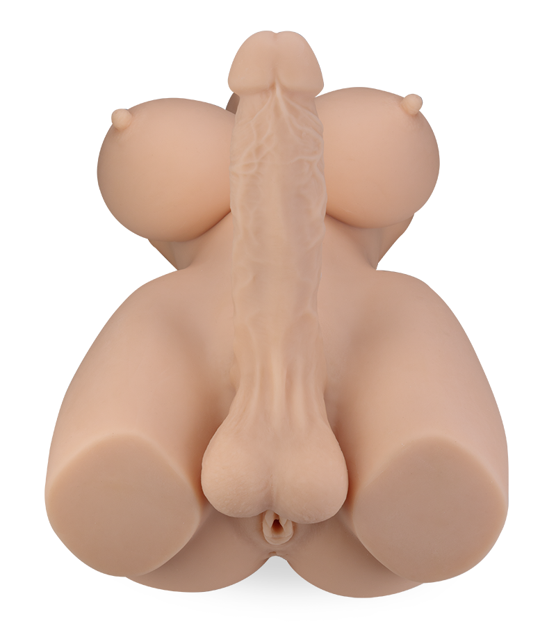 Esther transsexual bust with penis, vagina and anus 25 lb