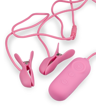 Load image into Gallery viewer, Estim and vibrations breast clamps