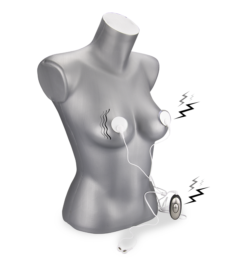 Estim kit with 4 electrodes