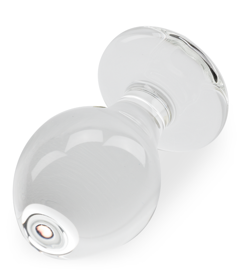 Eternal Love glass butt plug