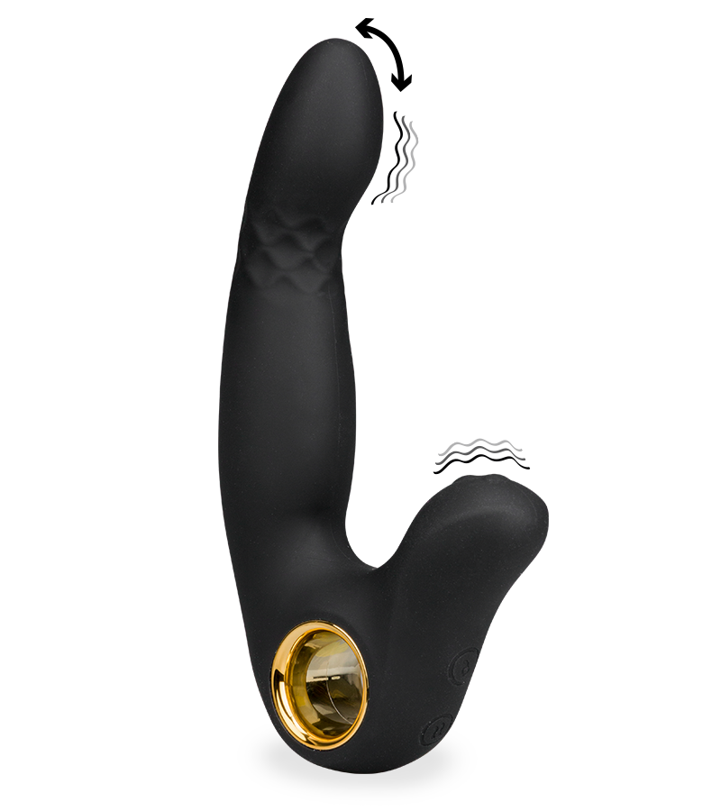 Evenight vibrating prostate massager
