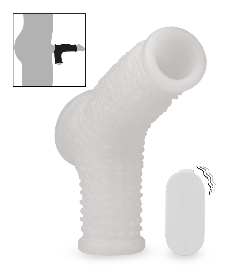 Everest textured vibrating cock sleeve
