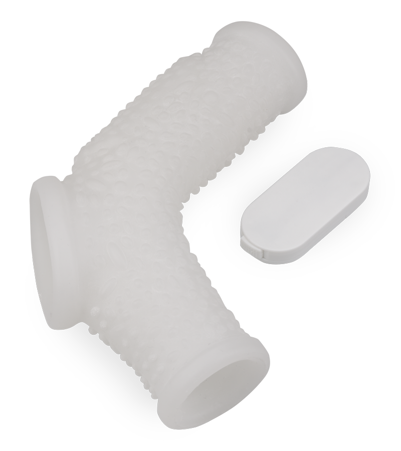Everest textured vibrating cock sleeve