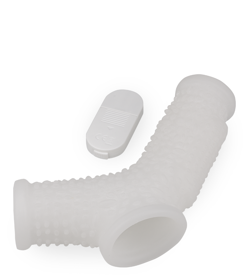 Everest textured vibrating cock sleeve